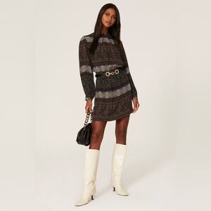 Vanessa Bruno Santana Printed Dress Size 8/ EUR 40